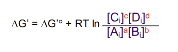 <p>Depends on the standard free energy and the concentrations of the reactants/products. </p>