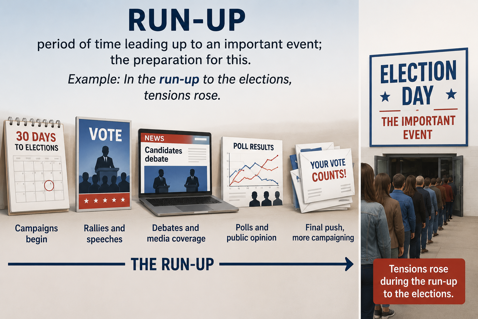 <p>Run-up (noun)</p>