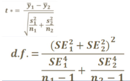 <p>useful for when groups have different variability</p>