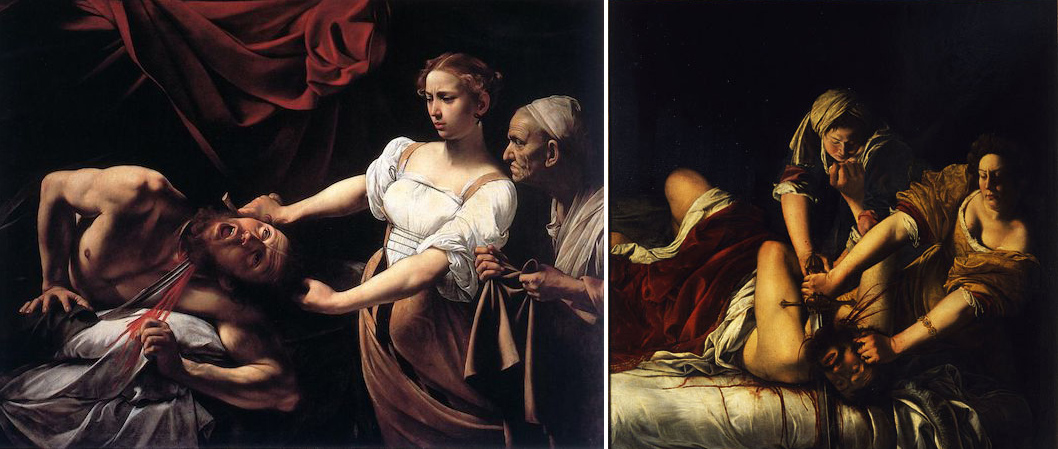 <p><span>Compare Caravaggio’s and Artemisia Gentileschi’s versions of the subject of Judith slaying Holofernes. Note their similarities and differences.</span></p>