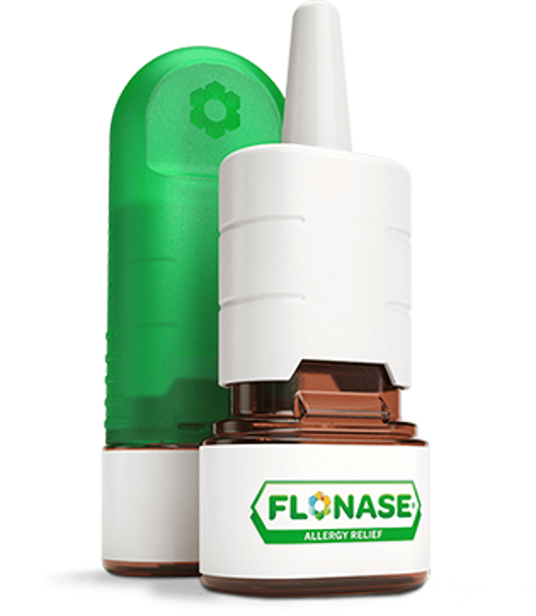<p>Generic Name: Fluticasone propionate</p><p>Therapeutic Class: Corticosteroid</p><p>Indication: Allergic rhinitis</p>