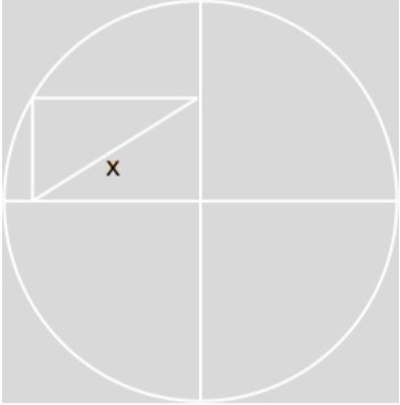 <p>Problem solving: if the length of a circles’ radius is r, what is the length of x?</p>