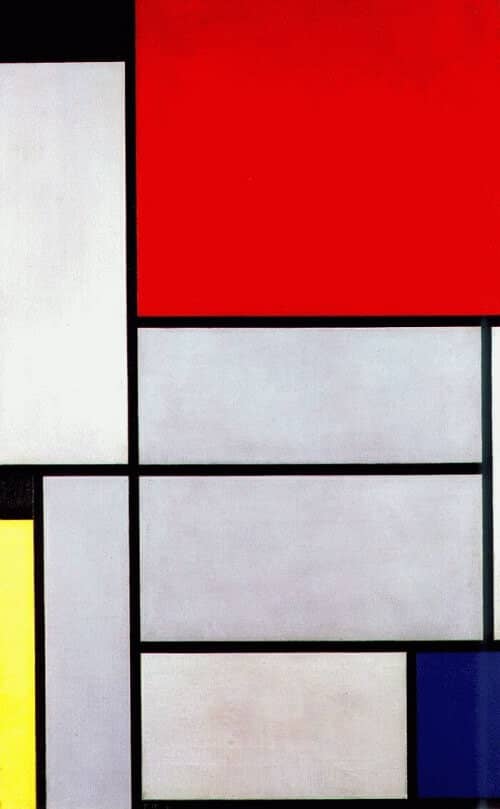 <p><span>De Stijl artists such as Piet Mondrian sought to create a <strong>universal visual language</strong> through the use of…</span></p>