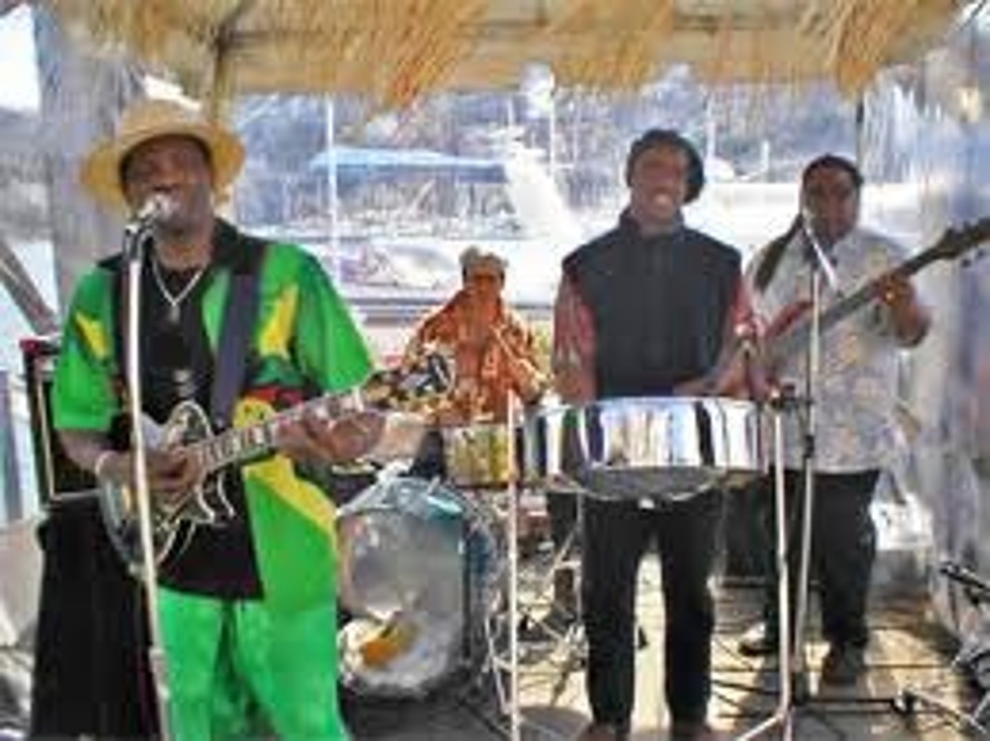 <p>A style of music that originated in the Caribbean, especially Trinidad and Tobago.</p>