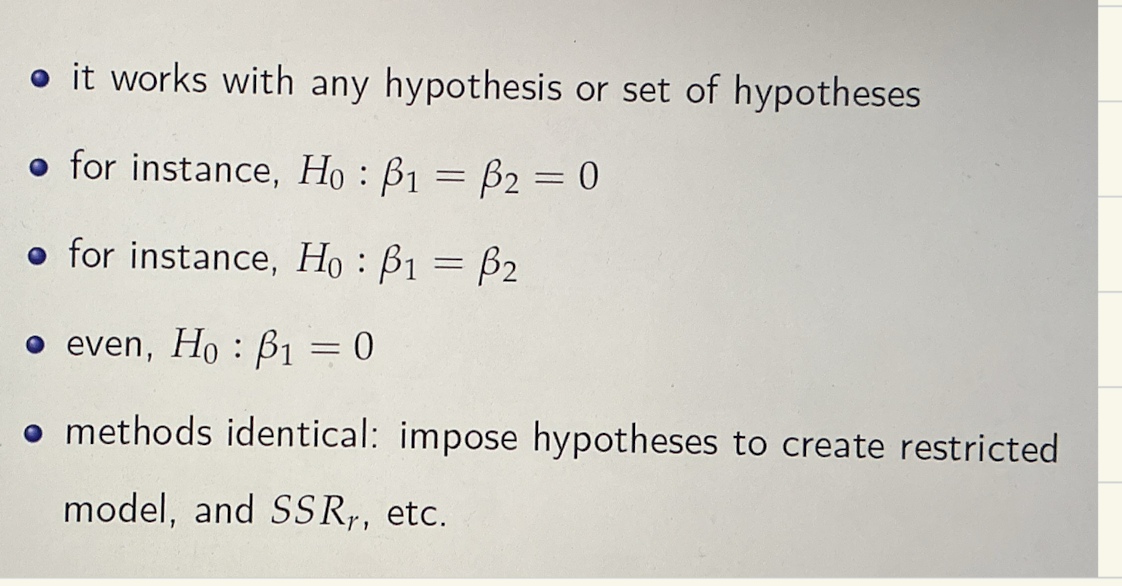 <p>Testing multiple hypothesis</p>