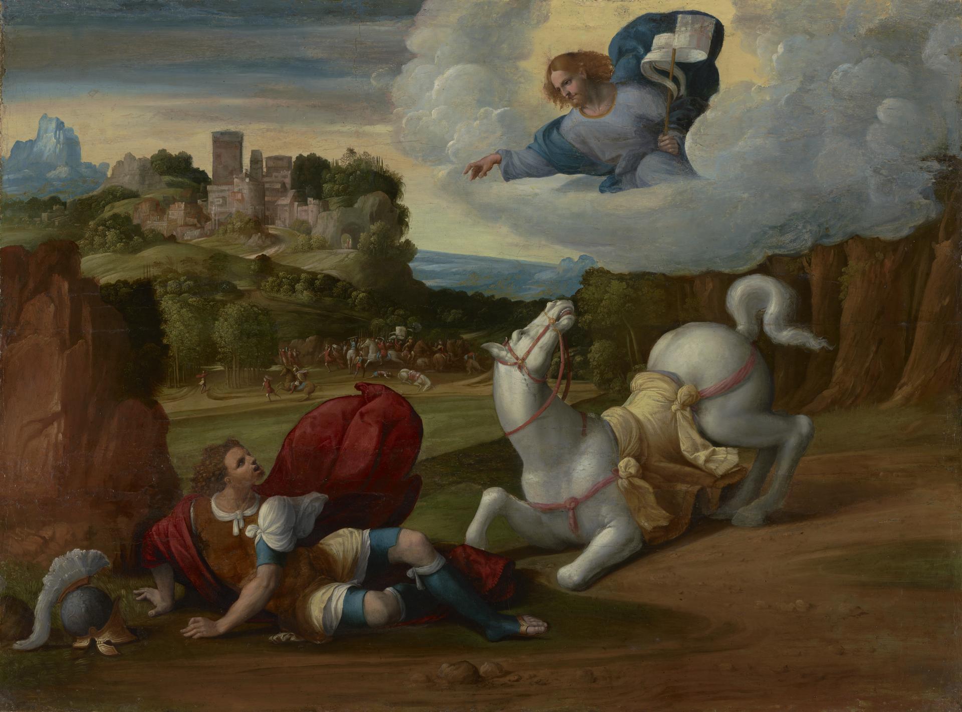 <p>The Conversion of Saint Paul</p><p class="d-b mt-00 hidden-m text-s">Artist: Benvenuto Tisi, called il Garofalo (Italian, Ferrara, 1481–1559)</p>