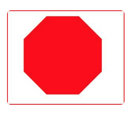 <p>2 dimensional shape - 1 face - 8 sides - 8 vertices</p>