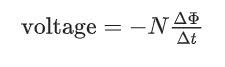 <p>Lenz’s law equation</p>