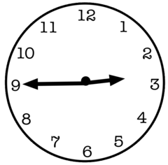 <p>It's quarter to three</p>