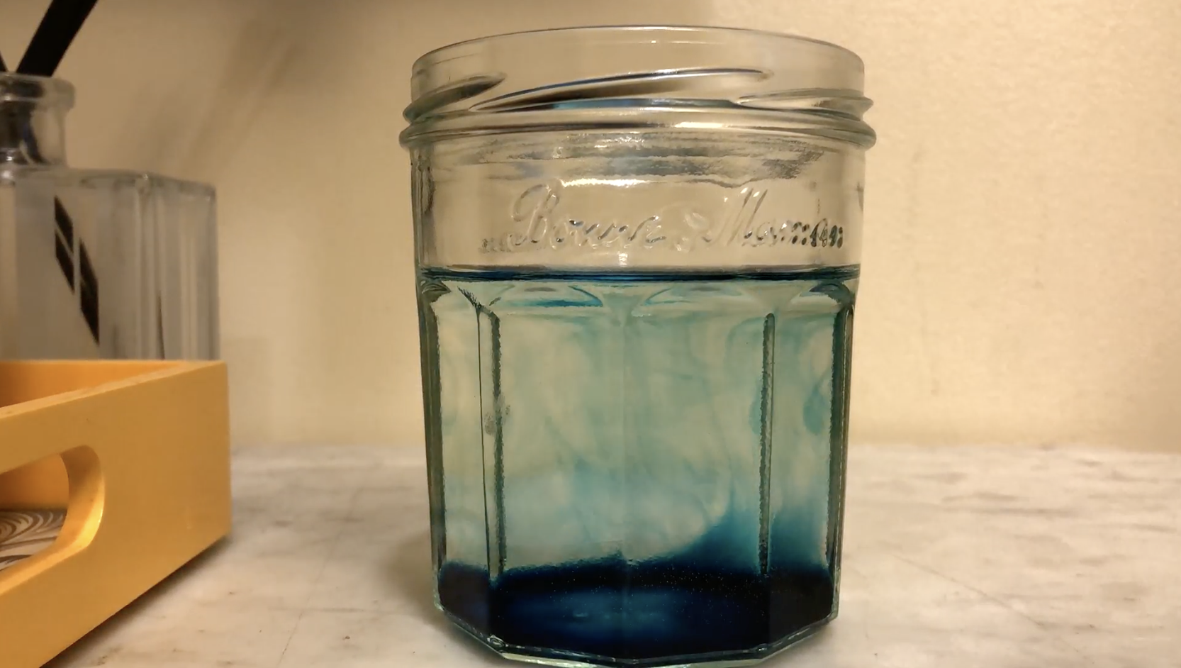 <p>Liquids are more dense </p><p>They spread out fairly evenly </p><p>Food coloring: Sinks to the buttom not mixing equally. More on the butoom, but more equally spread</p>
