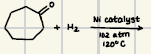 <p>What is the product for this catalytic Hydrogenation</p>