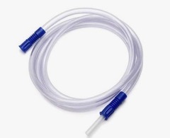 <p>Tube used to create suction for removing fluids or debris from a surgical site.</p>