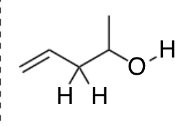 <p>in this molecule, which bond would produce the highest intensity band? (peak with greatest IR absorbance?)</p>