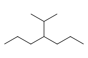 <p>3 Carbon chain, propane, remove a Hydrogen, propyl, when it’s attached in the middle, it is an isopropyl.</p>