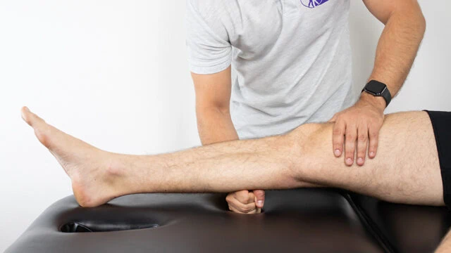 <p>positive test: heel remains flat on table</p><p>implications: ACL rupture</p>