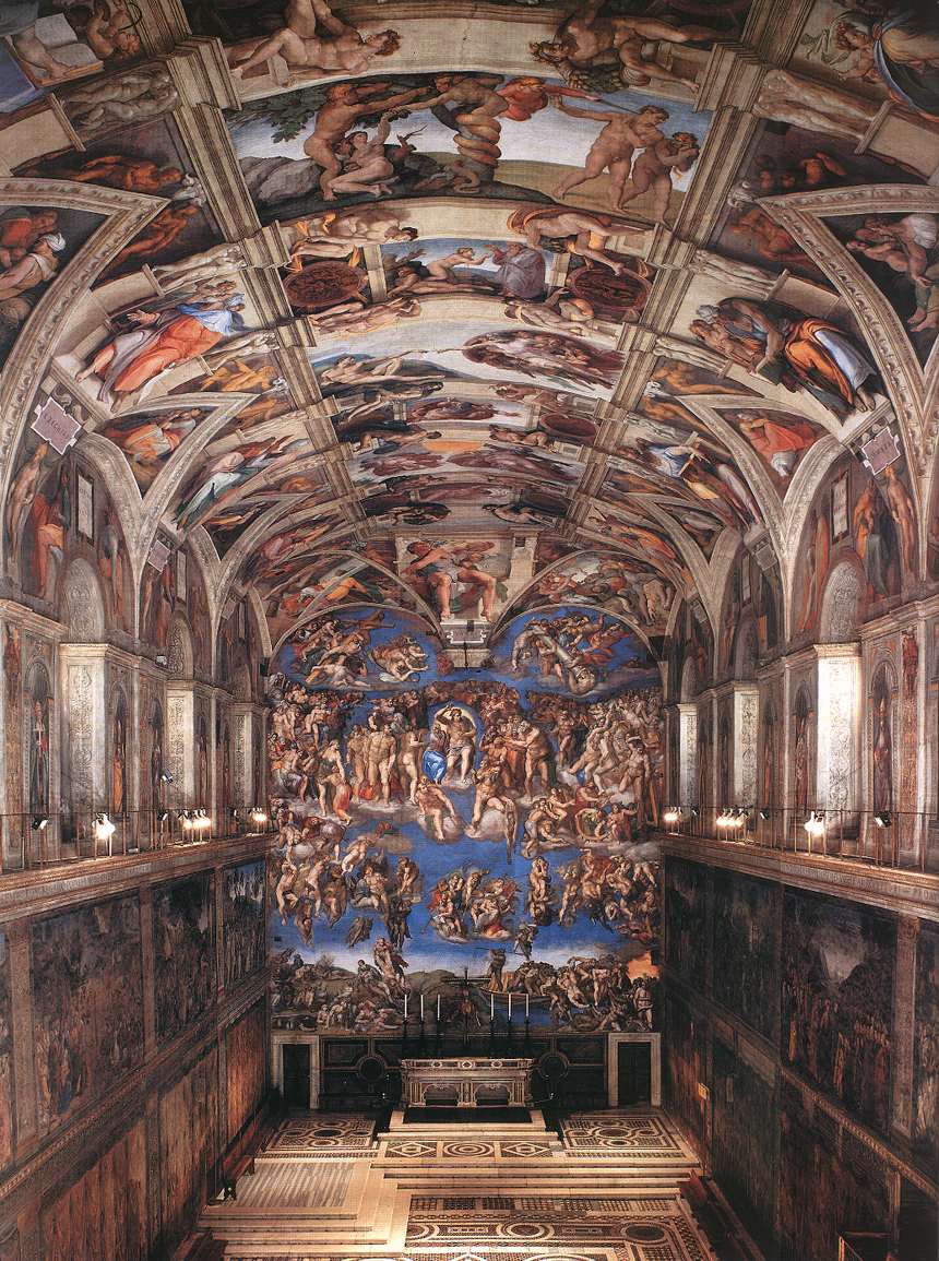 <p>Sistine Chapel Altar Wall</p>
