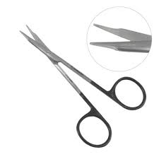 <p>aka stevens tenotomy scissors, cutting and dissecting; used to cut tissue during fine dissection</p>