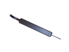 <p>Used to manually open the oxygen dispensing units in the event of a malfunction of the automatic release latch.</p>