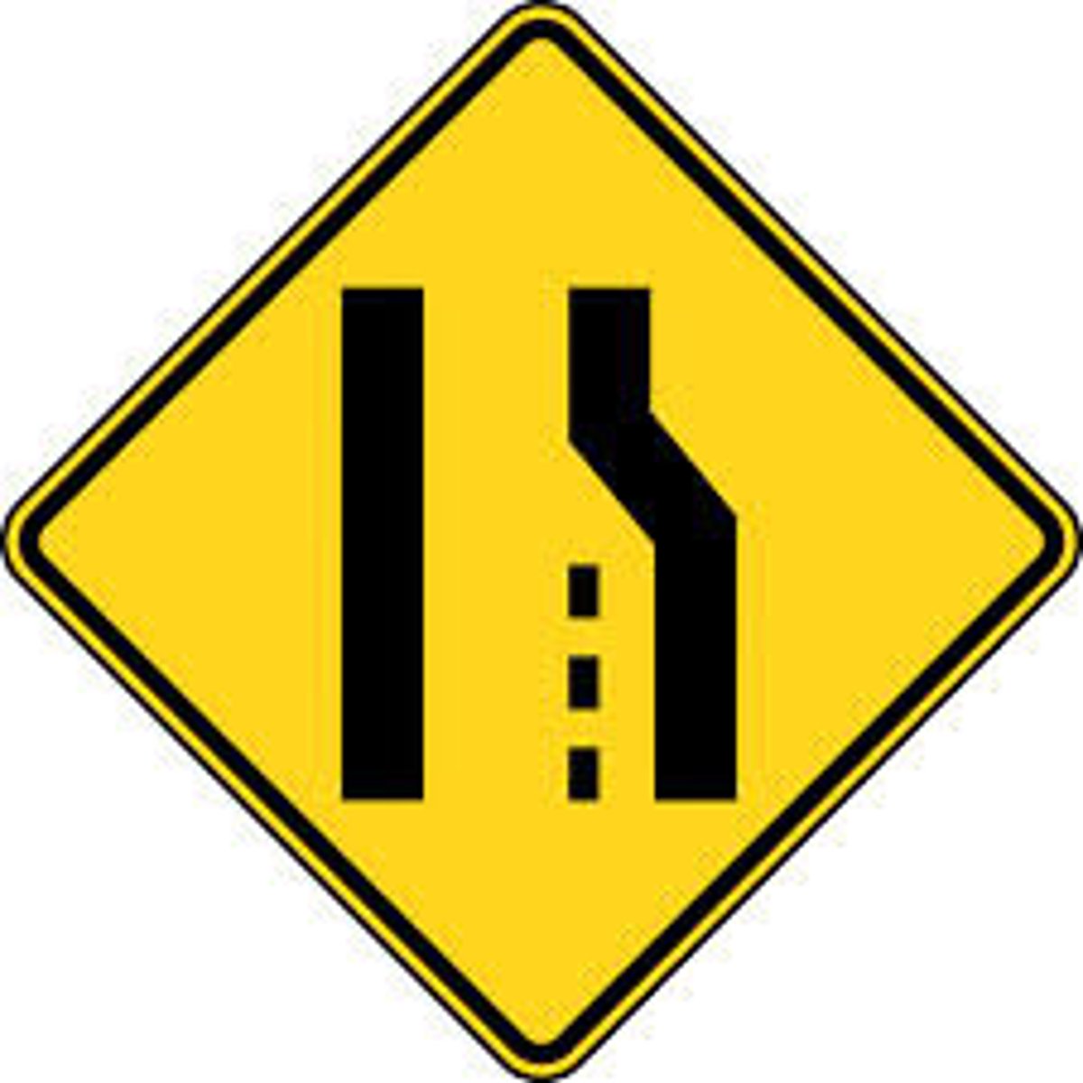 <p>This sign is used to warn drivers about...</p>