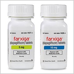 <p>dapagliflozin</p><p>SGLT2i</p><p>- Initially approved for type 2 diabetes</p><p>- found to decrease morbidity and mortality in NYHA Class II-IV HFrEF with or without diabetes</p><p>- do not use if eGFR < 25</p>