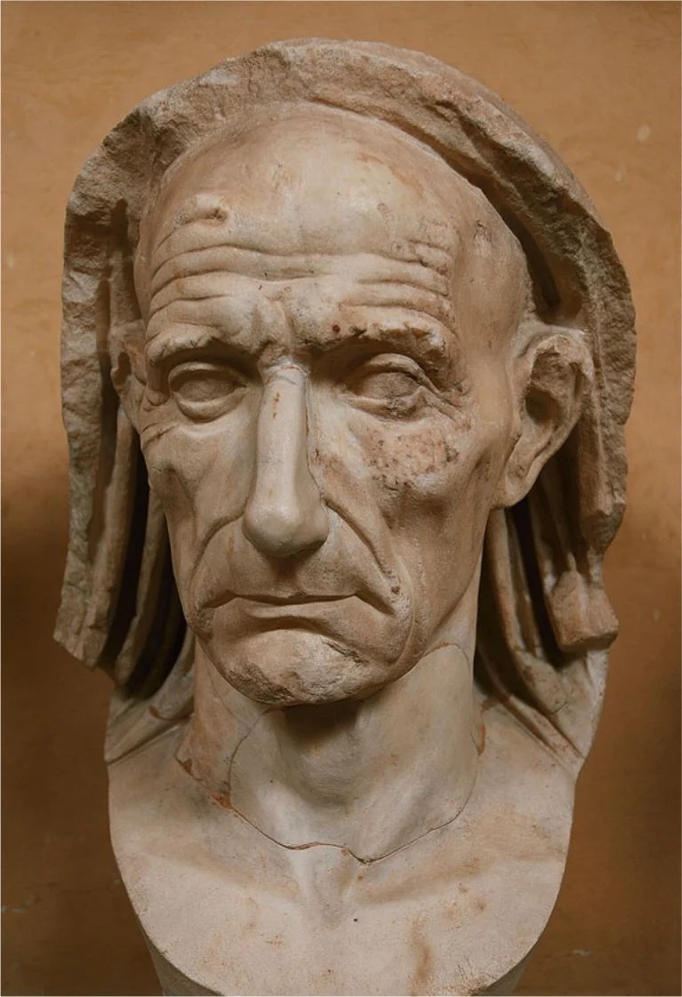<p><span>Scholars term for images that seem real, e.g. veristic male portrait. Early 1st century BCE, marble, life-size</span></p>