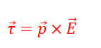 <p>𝜏 = p x E</p>