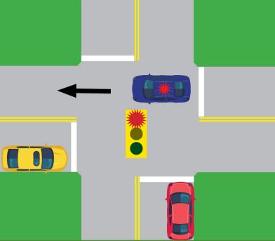 <p>Adjust your speed as necessary to merge</p>