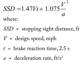 <p>Deceleration rate is 11.2 ft/s² (Equation 3-2 Greenbook) </p>