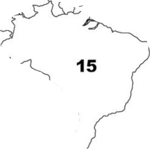 <p>Brazil (15)</p>