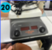 <p>What is the apparatus used to simultaneously heat and uniformly mix liquid media using a rotating magnetic field?</p>