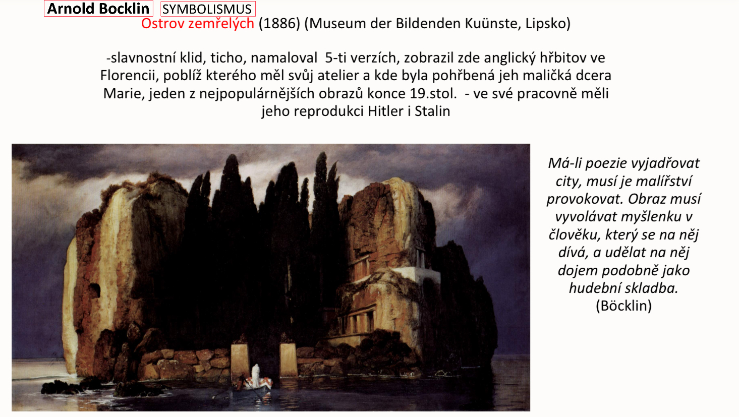 <p>SYMBOLISMUS</p>