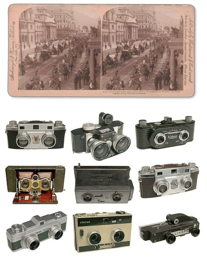 <p><u>Binocular Disparity: Stereoscope</u></p><p>Stereoscope: Presents two 2D images that are slightly __ – one to each eye.</p><p>• Matches natural interocular distance to mimic __ vision.</p><p>• Images fall on <u>corresponding/non-corresponding</u> retinal points, creating ?.</p><p>• The brain fuses them into __, vivid depth from flat pictures.</p><p>• Foundation for ?, ?, &amp; ?.</p>