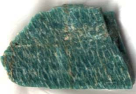 <p><span style="line-height: 107%;">·</span><span style="font-family: "Times New Roman"; line-height: normal; font-size: 7pt;"> </span><span style="line-height: 107%;">Hardness = 6</span></p><p class="MsoListParagraphCxSpMiddle"><span style="line-height: 107%;">·</span><span style="font-family: "Times New Roman"; line-height: normal; font-size: 7pt;"> </span><span style="line-height: 107%;">All feldspar cleavage = 2-directions at 90 degrees</span></p><p class="MsoListParagraphCxSpMiddle"><span style="line-height: 107%;">·</span><span style="font-family: "Times New Roman"; line-height: normal; font-size: 7pt;"> </span><span style="line-height: 107%;">Vitreous luster</span></p><p class="MsoListParagraphCxSpMiddle"><span style="line-height: 107%;">§</span><span style="font-family: "Times New Roman"; line-height: normal; font-size: 7pt;"> </span><span style="line-height: 107%;">Green like the amazon!</span></p><p class="MsoListParagraphCxSpMiddle"><span style="line-height: 107%;">§</span><span style="font-family: "Times New Roman"; line-height: normal; font-size: 7pt;"> </span><span style="line-height: 107%;">Special property is exsolution lamellae (linear blobs)</span></p><p></p>