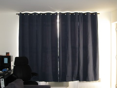<p>las cortinas</p>