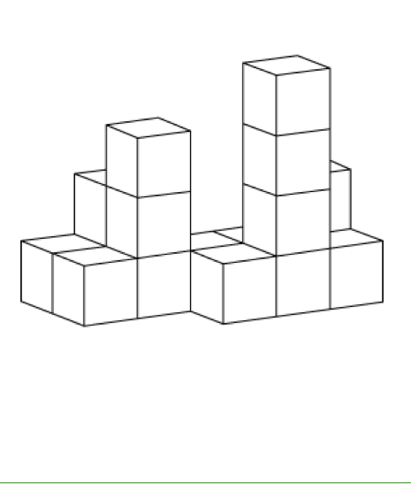 <p>Cube Counting</p><p>How many cubes have two of their exposed sides painted?</p>