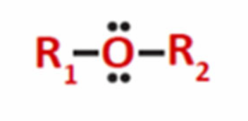 <p>COC or O in middle of molecule</p>