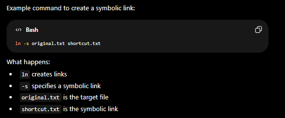 <p>symbolic link</p>