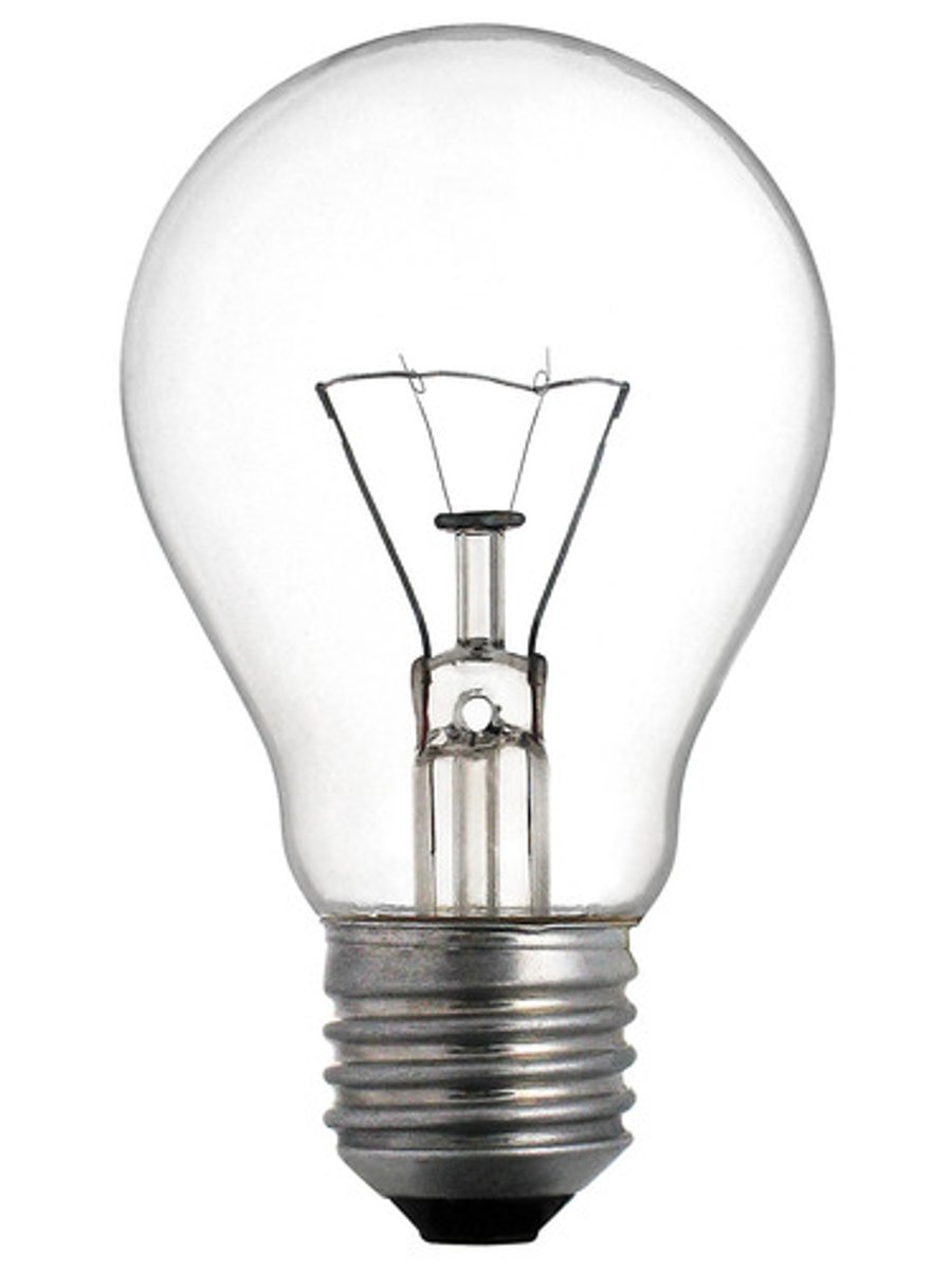 <p>TRANSLATION: лампочка</p><p>DEFINITION: a glass device that produces light using electricity</p><p>EXAMPLE: Thomas Edison improved the ........................ so it could stay on for many hours. Томас Эдисон усовершенствовал ЛАМПОЧКУ, чтобы она могла гореть много часов.</p>