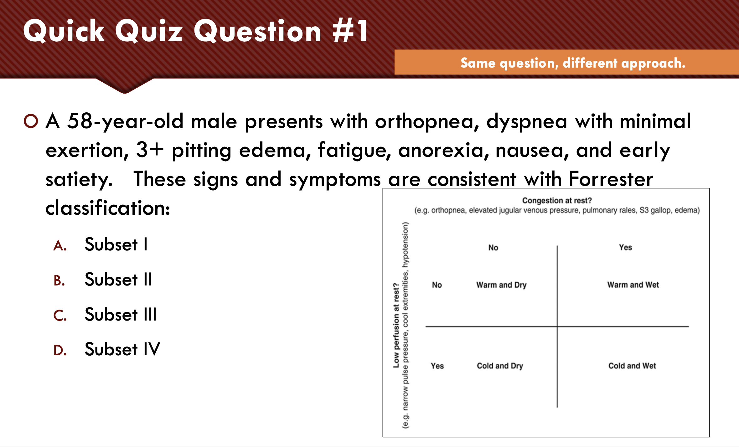 <p>Quick Quiz Question #1</p>