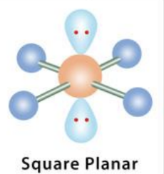 <p>square planar, 90</p>