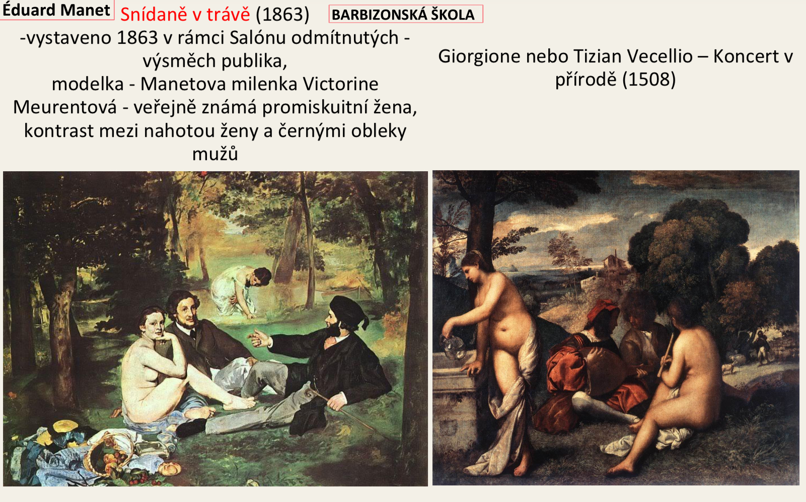 <p><strong>REALISMUS</strong> - BARBIZONSKÁ ŠKOLA</p>