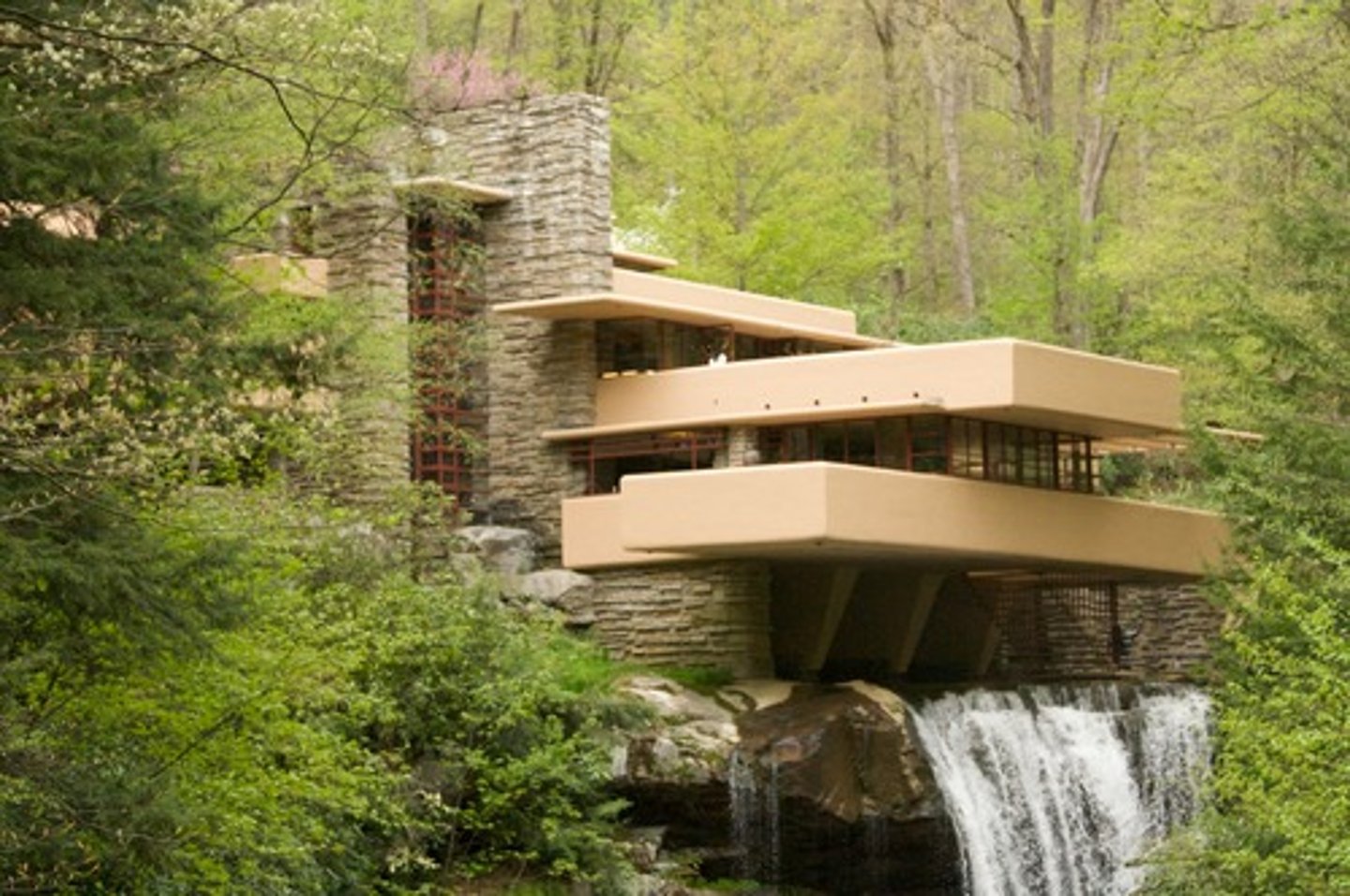 <p>Architect: Frank Lloyd WrightPeriod: Prairie School</p><p>Dates: 1936-1939 C.E.</p><p>Culture: Pennsylvania, U.S.A.</p><p>Material: Reinforced concrete, sandstone, steel and glass</p>
