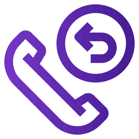 <p>call back</p>