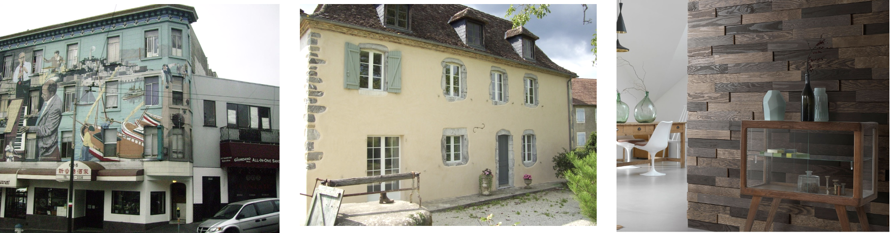 <p><span>la <strong>surface visible d’une construction</strong></span></p><p><span>-(1) <strong><u>peint</u></strong><u> </u>ou revêtu d’un simple lait de chaux, le <strong>badigeon</strong> (побелка)</span></p><p><span>-(2) <strong><u>enduit</u></strong>, c’est-à-dire revêtu d’une ou plusieurs couches d’une substance épaisse : plâtre, mortier, stuc, crépi.</span></p><p><span>-(3) <strong><u>habillé</u></strong> <strong>d’un revêtement </strong>de bois ou de métal (le bardage quand il est appliqué en extérieur), d’un revêtement de pierre, de plaques de marbre, de carreaux de terre cuite, etc.</span></p><ul><li><p><span><strong>à bossages - l’ensemble de ces éléments et l’effet décoratif qu’ils &nbsp;produisent par leur saillie</strong></span></p></li></ul><p></p>
