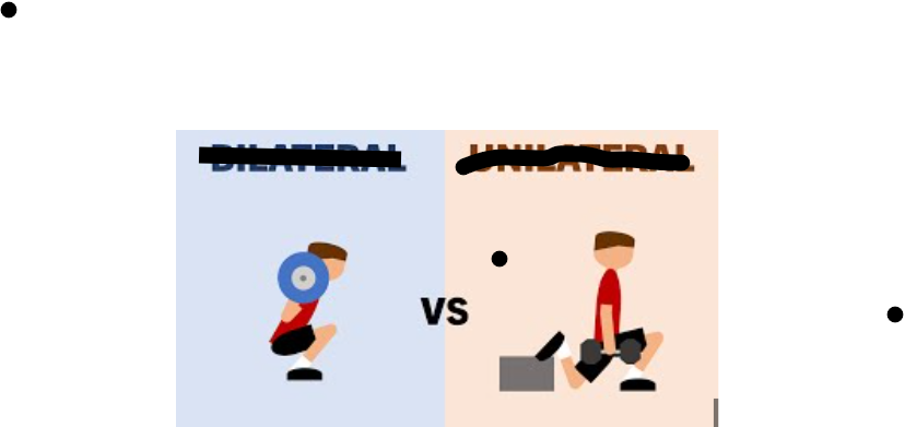 <p>What does Bi/Unilateral movement</p>