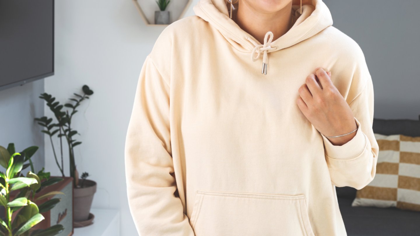 <p>a warm shirt/sweatshirt with a hood</p>