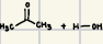<p>These are the reactants of the addition of H<sub>2</sub>O, what is the product?</p>