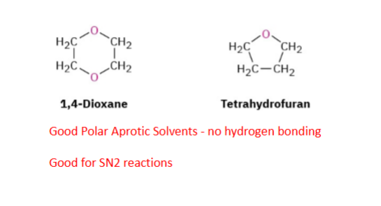 <p>a three membered cyclic ether, one oxygen and two carbons</p><p>Ring strain: Extra energy caused by forcing atoms into uncomfortable bond angles.</p><p>Epoxide is very reactive because of its ring strain. Nucleophiles love to attack epoxides. </p>