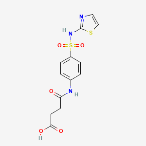 <p>Intestinal prodrug with an N4-succinyl group.</p>