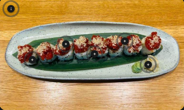 <p>spicy tuna dynamite roll</p>